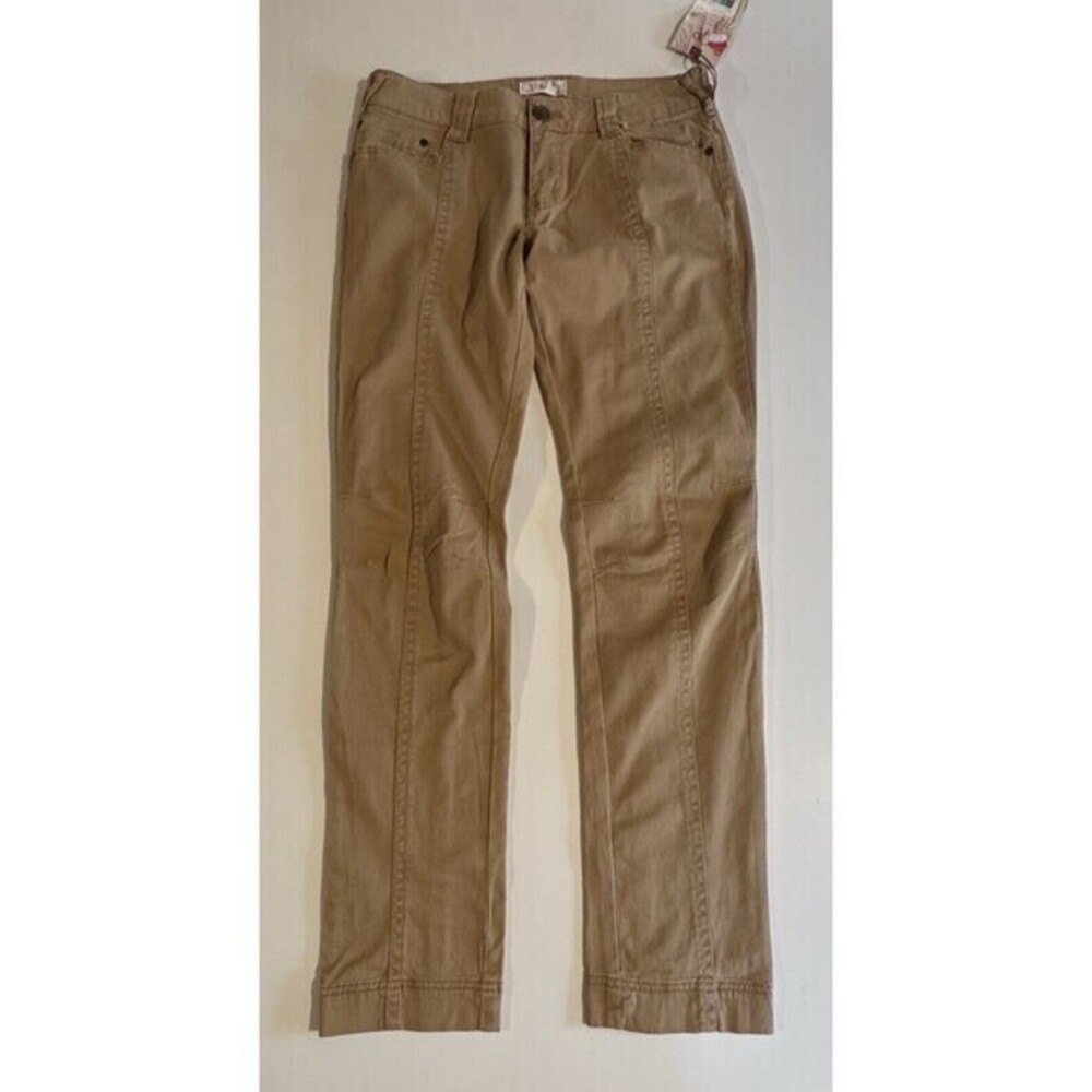OP Women's Casual Pants Low Rise Straight Leg Tan Size 9 Work Office School